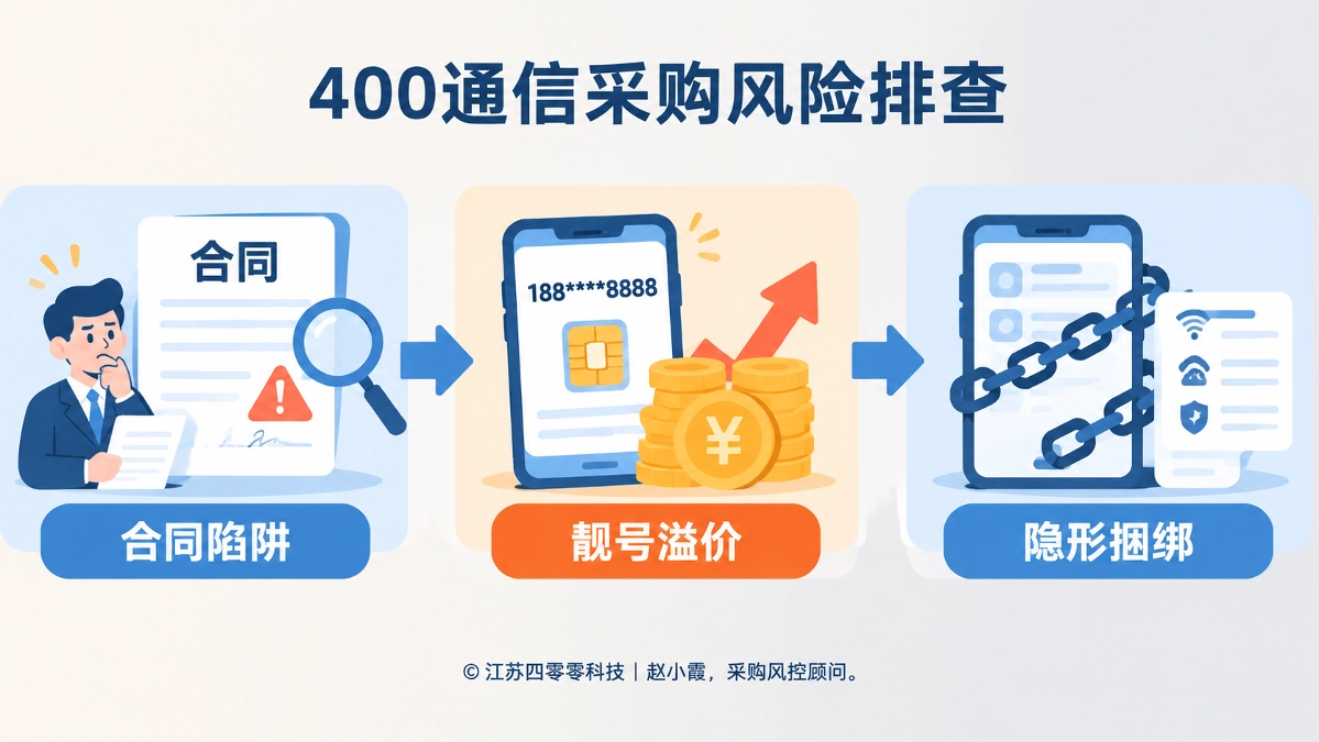 400通信采购风险排查，拆解400业务签约常见营销套路与合同陷阱