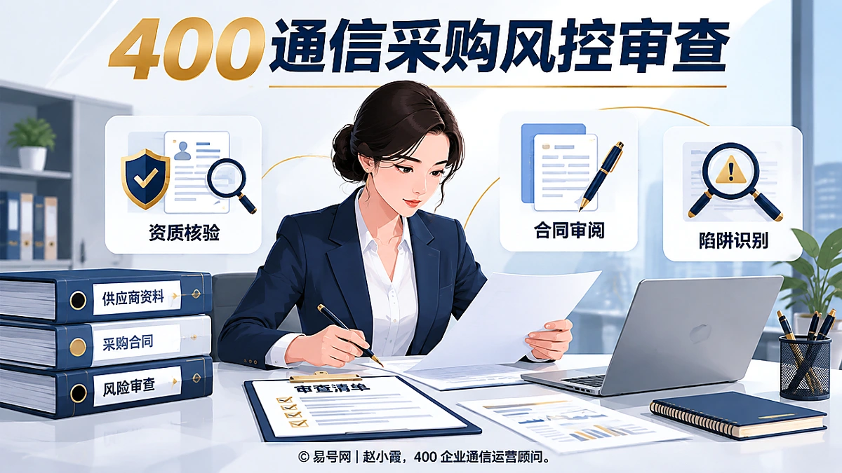 2026年400电话采购会签核验指南：五步识别签约风险