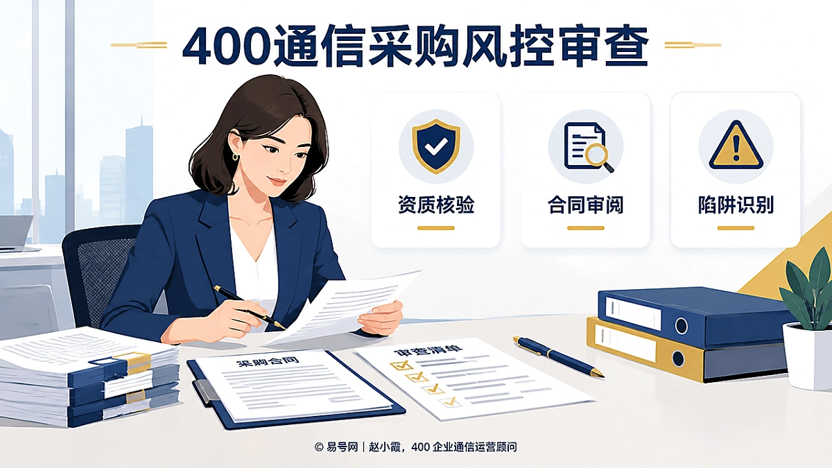2026年400电话功能详解：采购合同验收与风控方法
