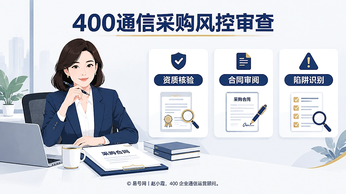 2026年400电话采购风控：签约前核验与靓号甄别指南