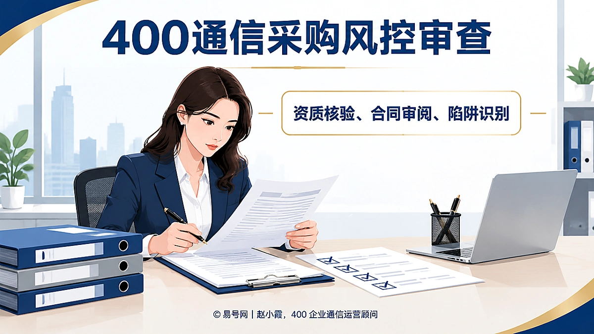 2026年400电话采购付款节点与签约风险审查指南