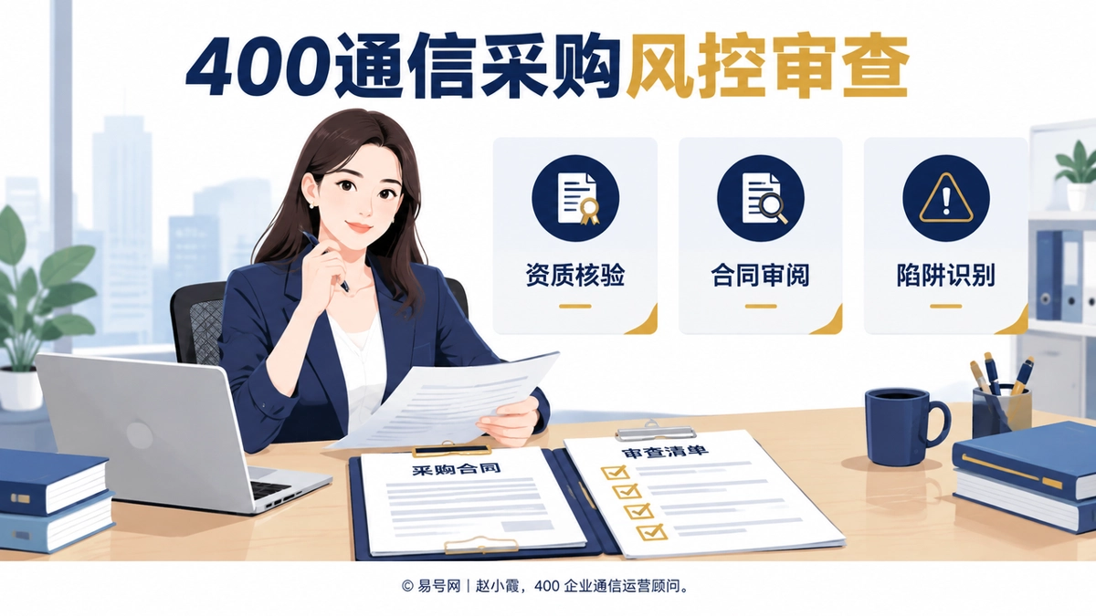 2026年400电话采购防骗核验：异常信号与签约前检查清单